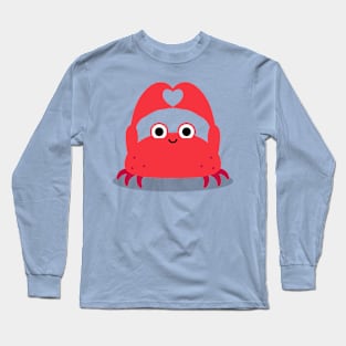 I Love the Beach Crab Long Sleeve T-Shirt